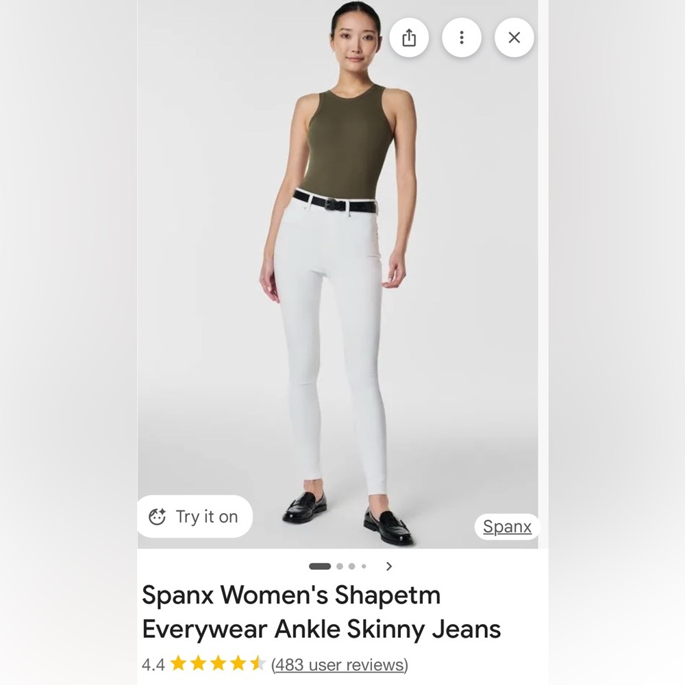 SPANX women’s Shapetm Everywear Skinny Ankle Jean LIKE NEW!!